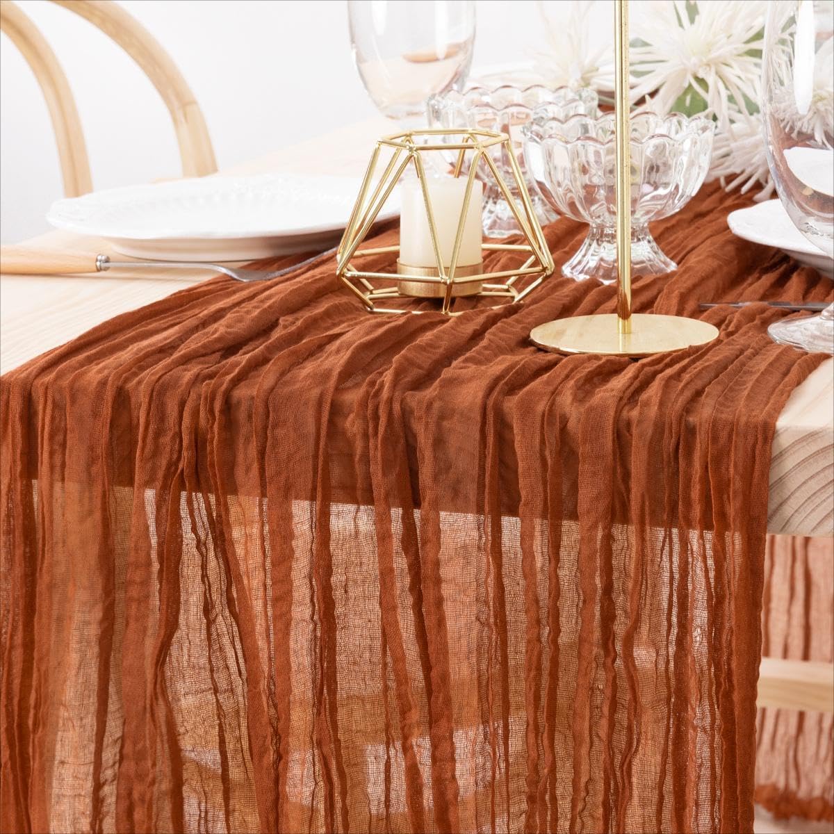 MLMW 10 Pack Fall Table Runner for Thanksgiving and Events