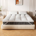 Extra Thick Fitted Mattress Topper Twin Size - Soft Cooling Pillow Top