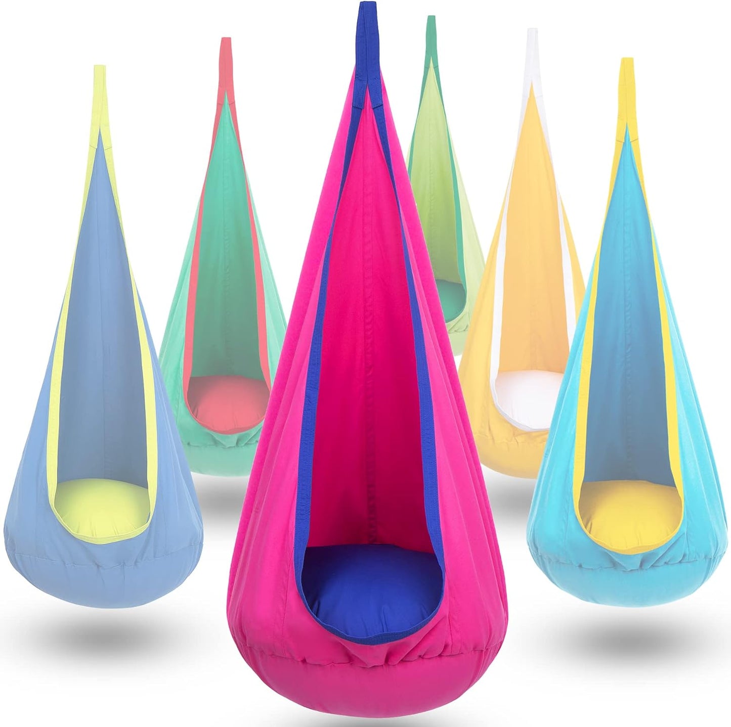 Kids Pod Swing Seat for Indoor and Outdoor Fun and Relaxation