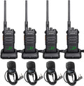 Retevis RT86 Professional 2 Way Radio Long Range - Heavy Duty 4 Pack