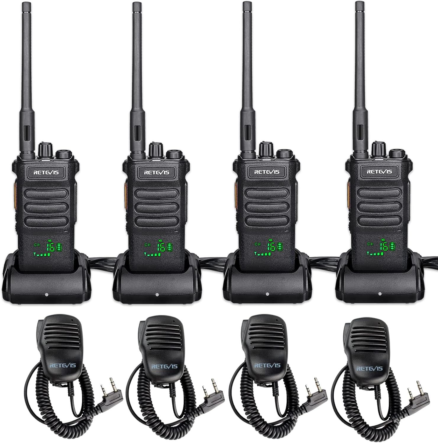 Retevis RT86 Professional 2 Way Radio Long Range Walkie Talkies