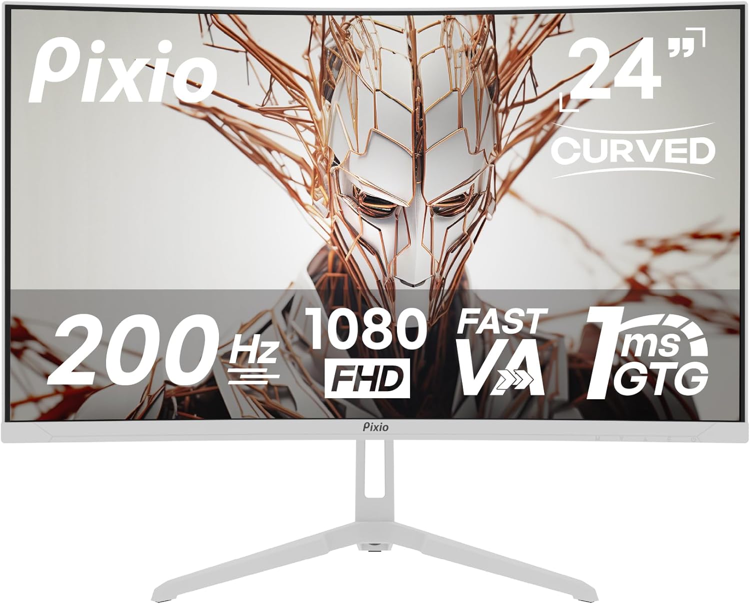 PXC248 Wave 24in Curved Gaming Monitor 200Hz Refresh Rate 1ms GTG