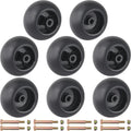 CheeMuii 5in Lawn Mower Deck Wheels Kit 8 Pack - Durable Replacement