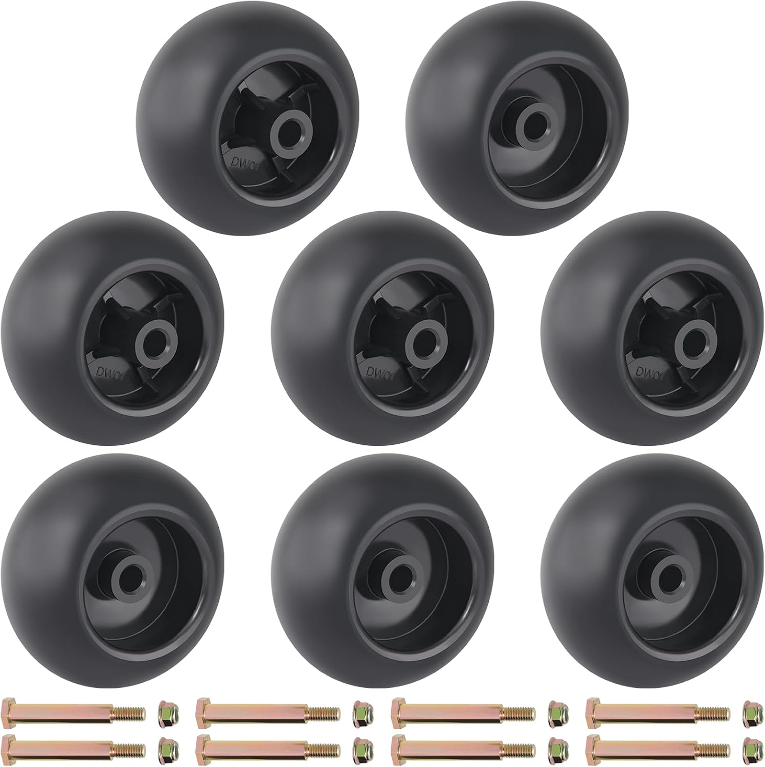 CheeMuii 5 Inch Lawn Mower Deck Wheels Kit for Various Models