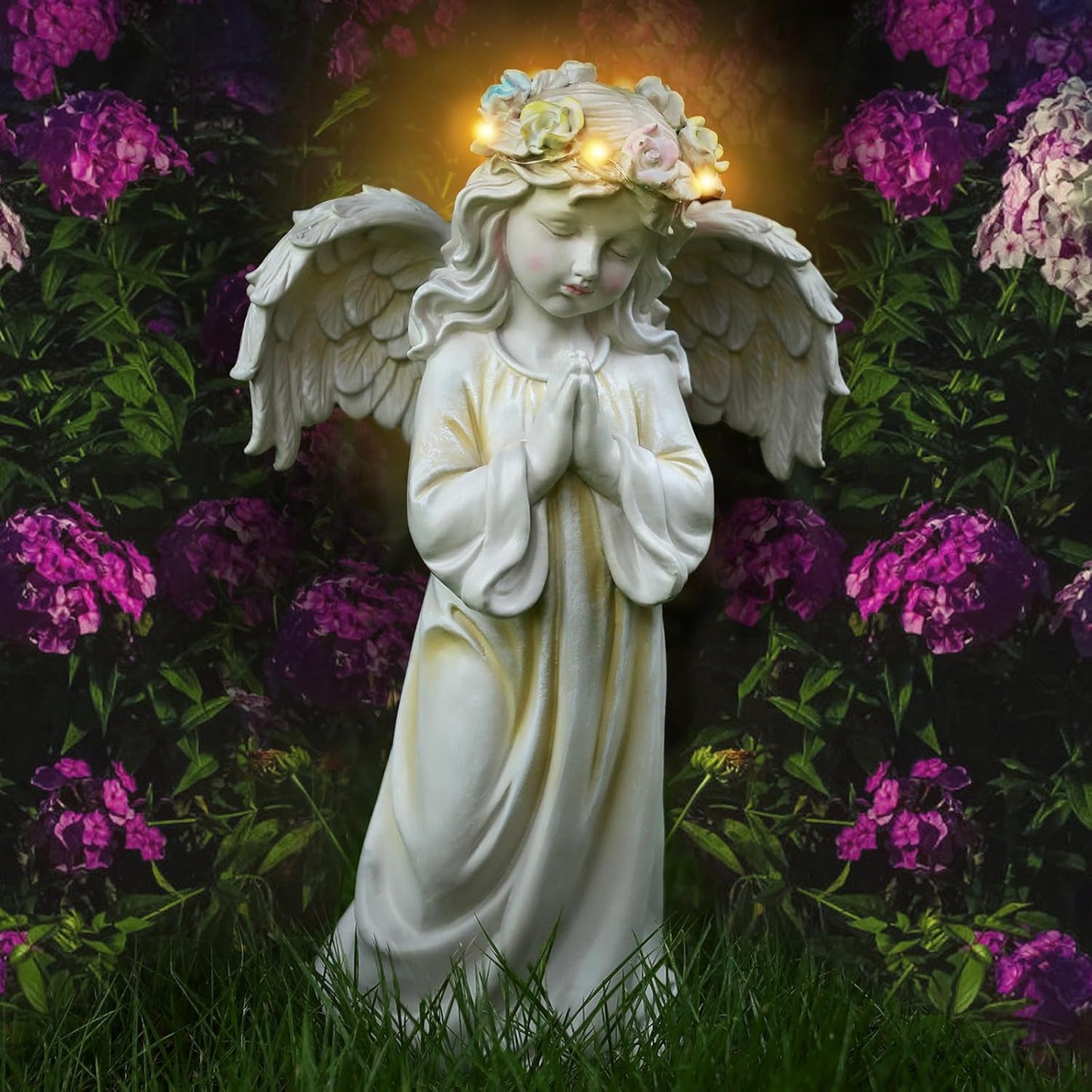Angel Garden Statue for Outdoor Decor and Sympathy Present