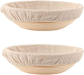 Bread Proofing Baskets Set of 2 12 in Round Dough Proofing Bowls