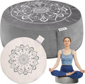 Hihealer Meditation Cushion Velvet & Buckwheat - Large Comfort