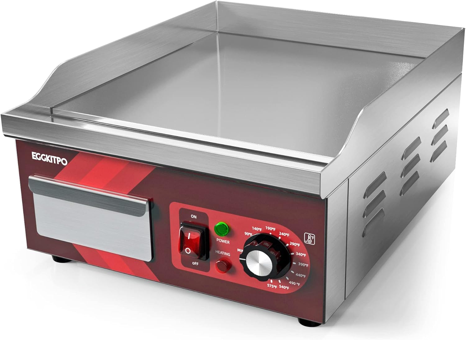 14 Inch Electric Griddle for Home and Restaurant Use