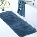 Walensee Large Bathroom Rug 24 x 72 in Navy - Plush, Absorbent Runner