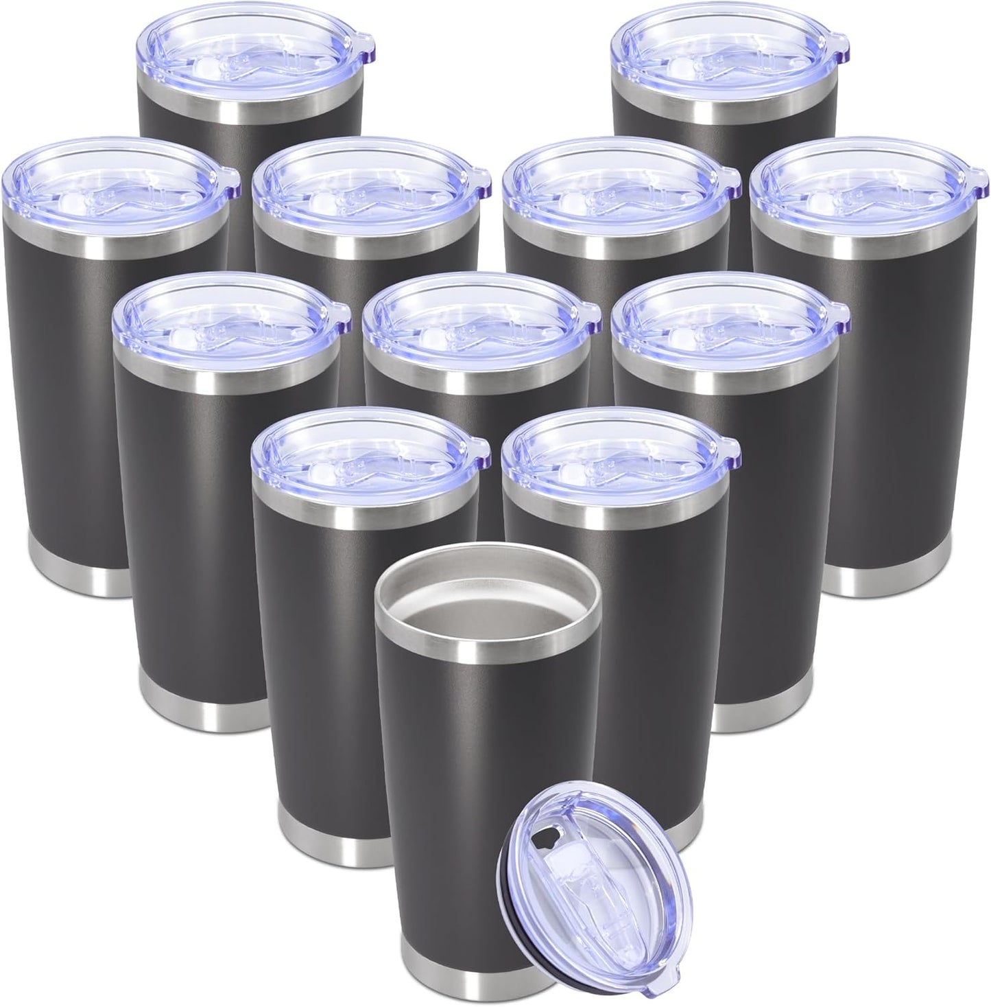 20 oz Tumbler with Lid - Double Wall Insulated Travel Mug