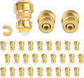 Niikappu 3/4ft x 1/2ft Reducing Coupling Brass Fittings 30-Pack