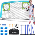 Kids Soccer Goal for Backyard 6x4 ft Portable Net - Complete Practice