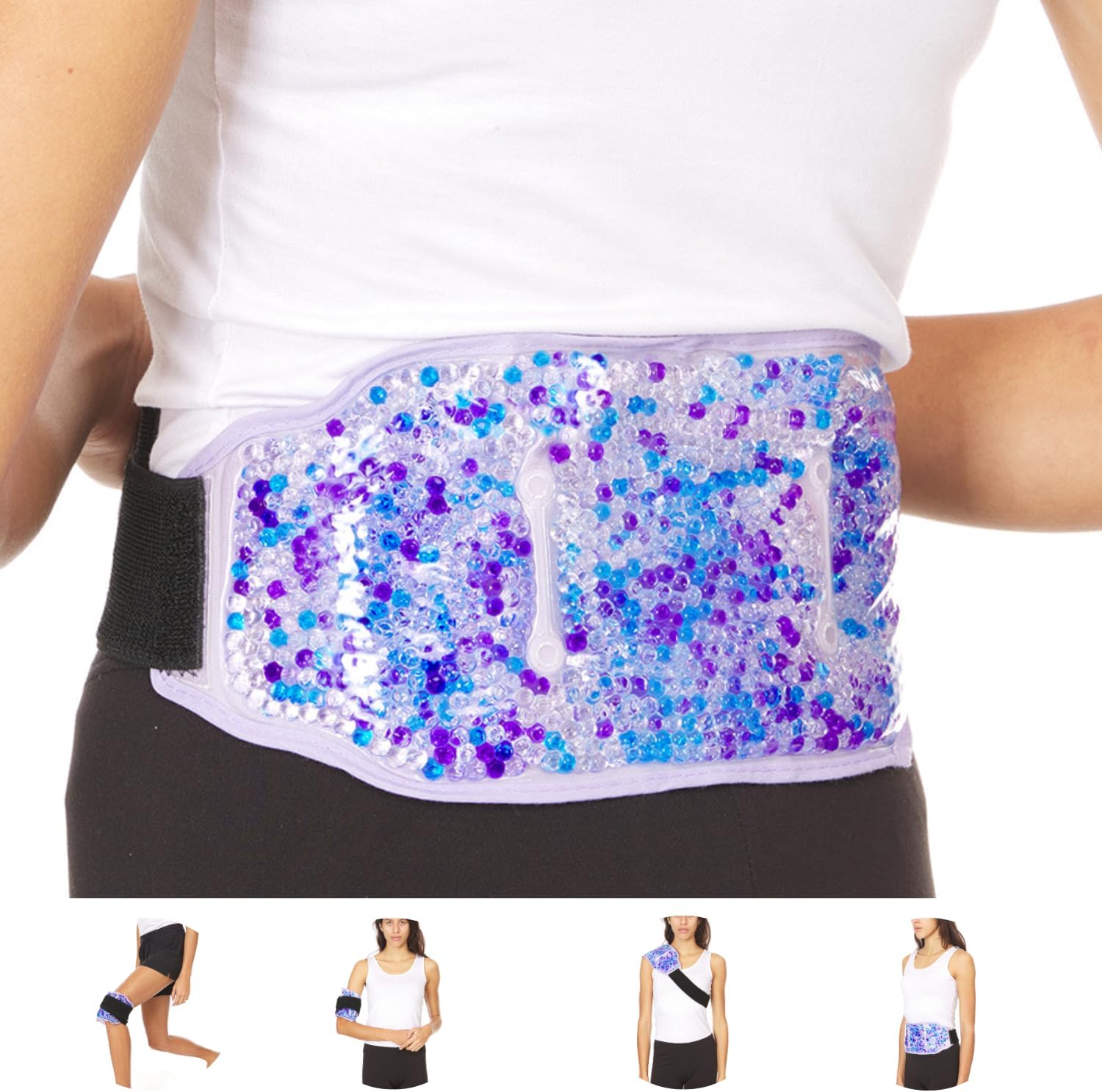 FOMI Gel Bead Ice Pack | Pain Relief for Anywhere | Flexible & Reusable