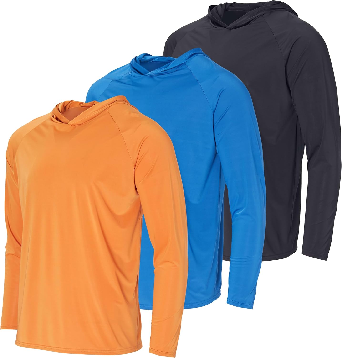 Real Essentials Men's UPF 50+ Sun Protection Hoodie for Outdoor Fun