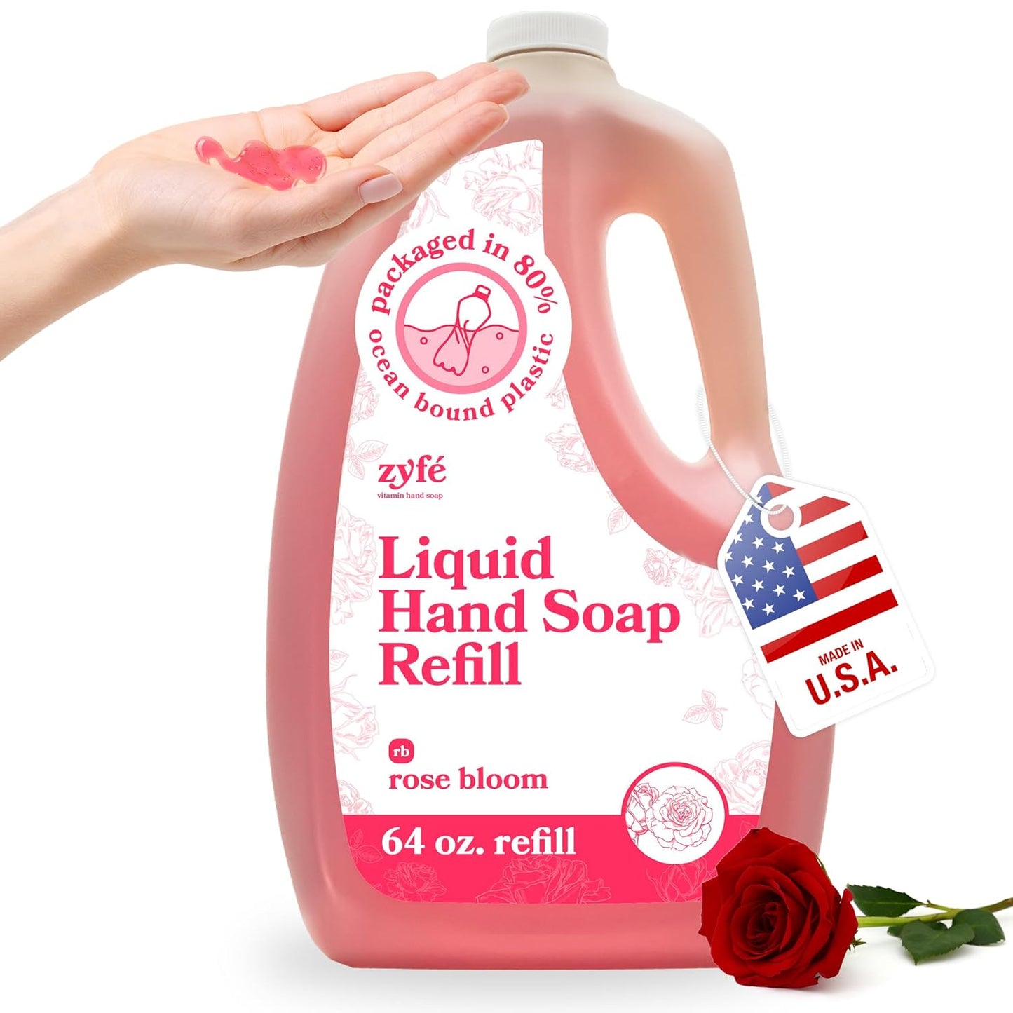 Vitamin Hand Soap Refill - Natural Moisturizing Liquid Soap