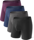 Men's Modal Dual Pouch Trunks - Ultra Soft Ball Pouch Comfort