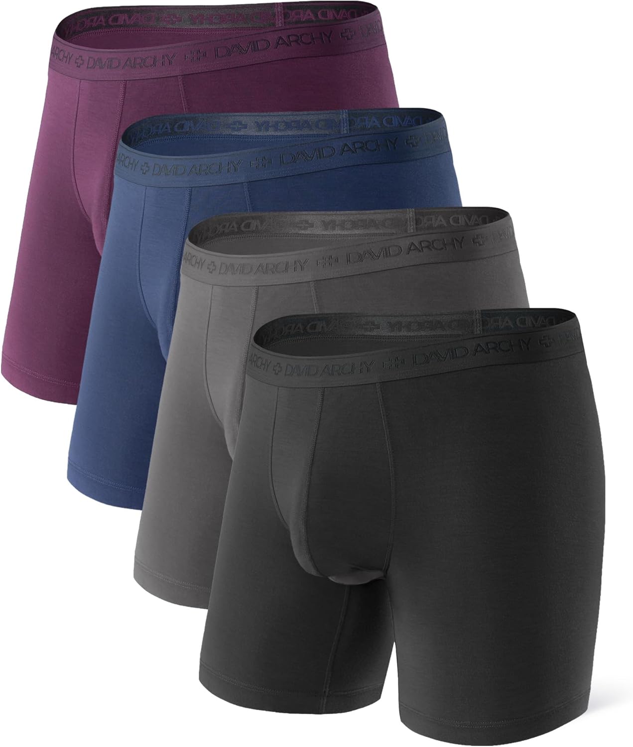 Ultra Soft Modal Dual Pouch Trunks for Men by DAVID ARCHY
