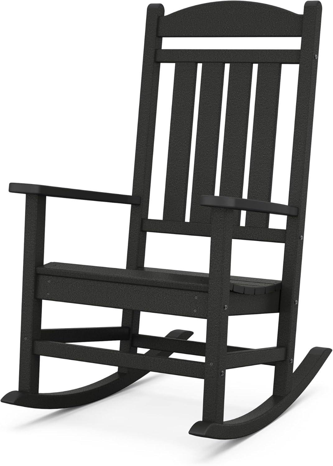 POLYWOOD Black Presidential Rocking Chair