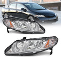AS Headlight Assembly Compatible with 2006-2011 Honda Civic 4-Door