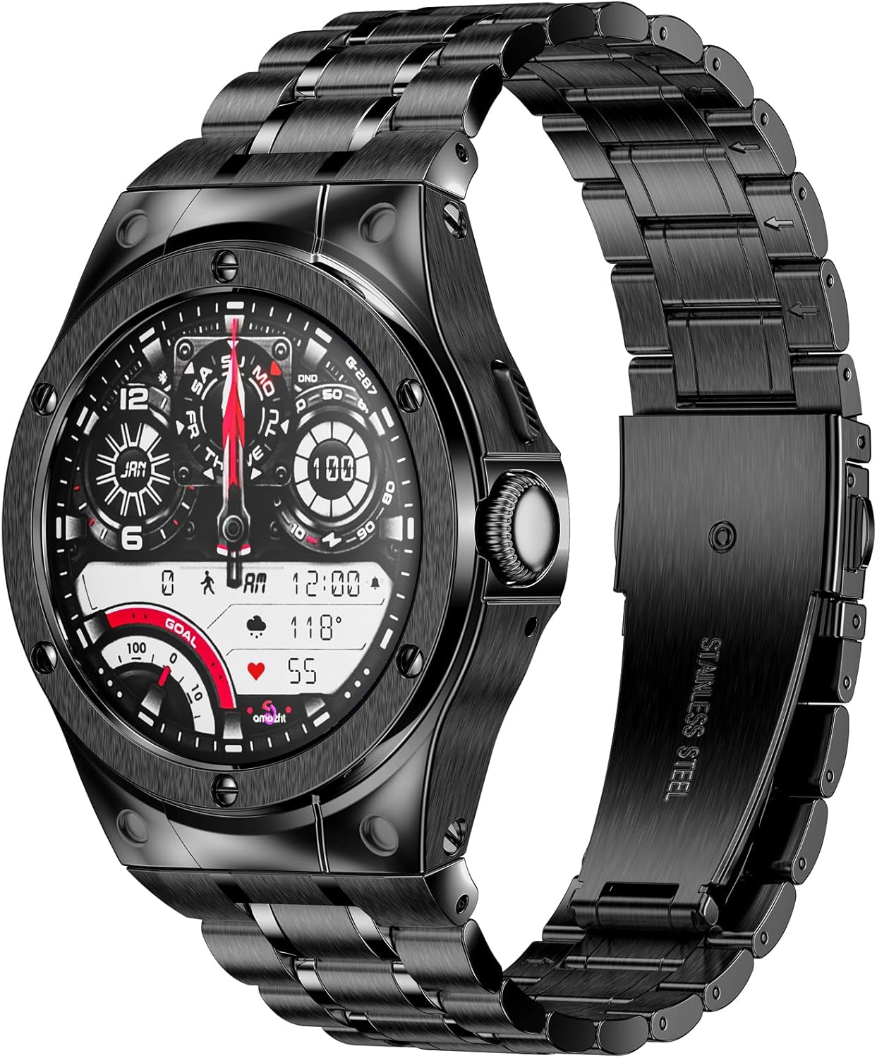 SUPLINK Stainless Steel Case and Bands for Google Pixel Watch 3