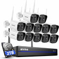 ANNKE Wireless Security Camera System 16CH 4K NVR Kit - 12 Cameras