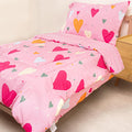 Toddler Bedding Set Plush Minky Crib Bedding for Girls - Soft