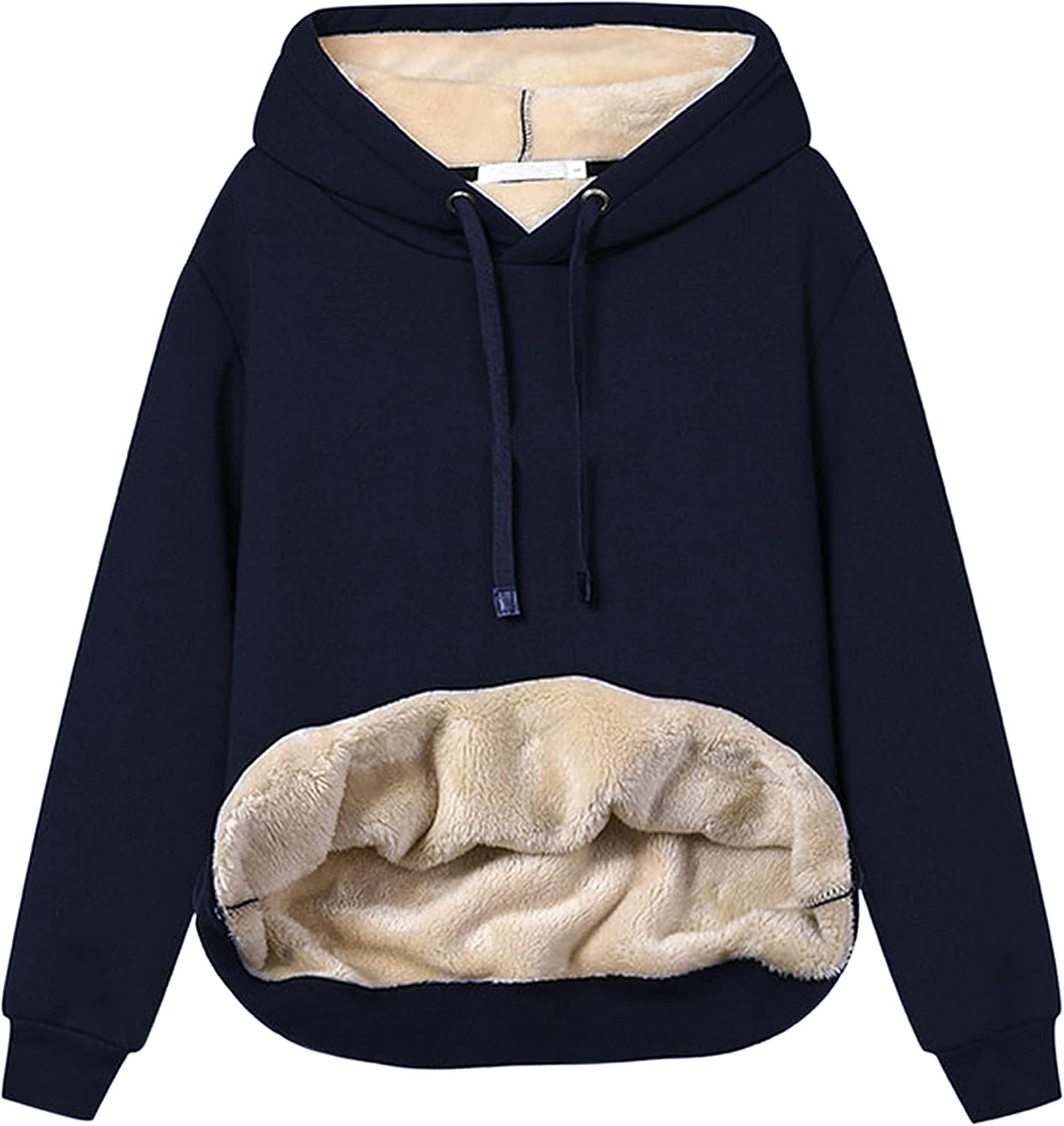 Yeokou Women's Winter Hoodies Pullover Sherpa Fleece Sweatshirt