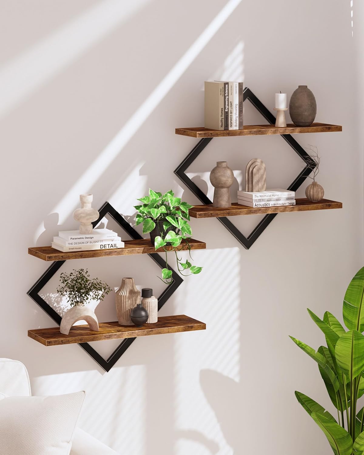 Floating Shelves Set of 2 for Stylish Home Decor and Storage