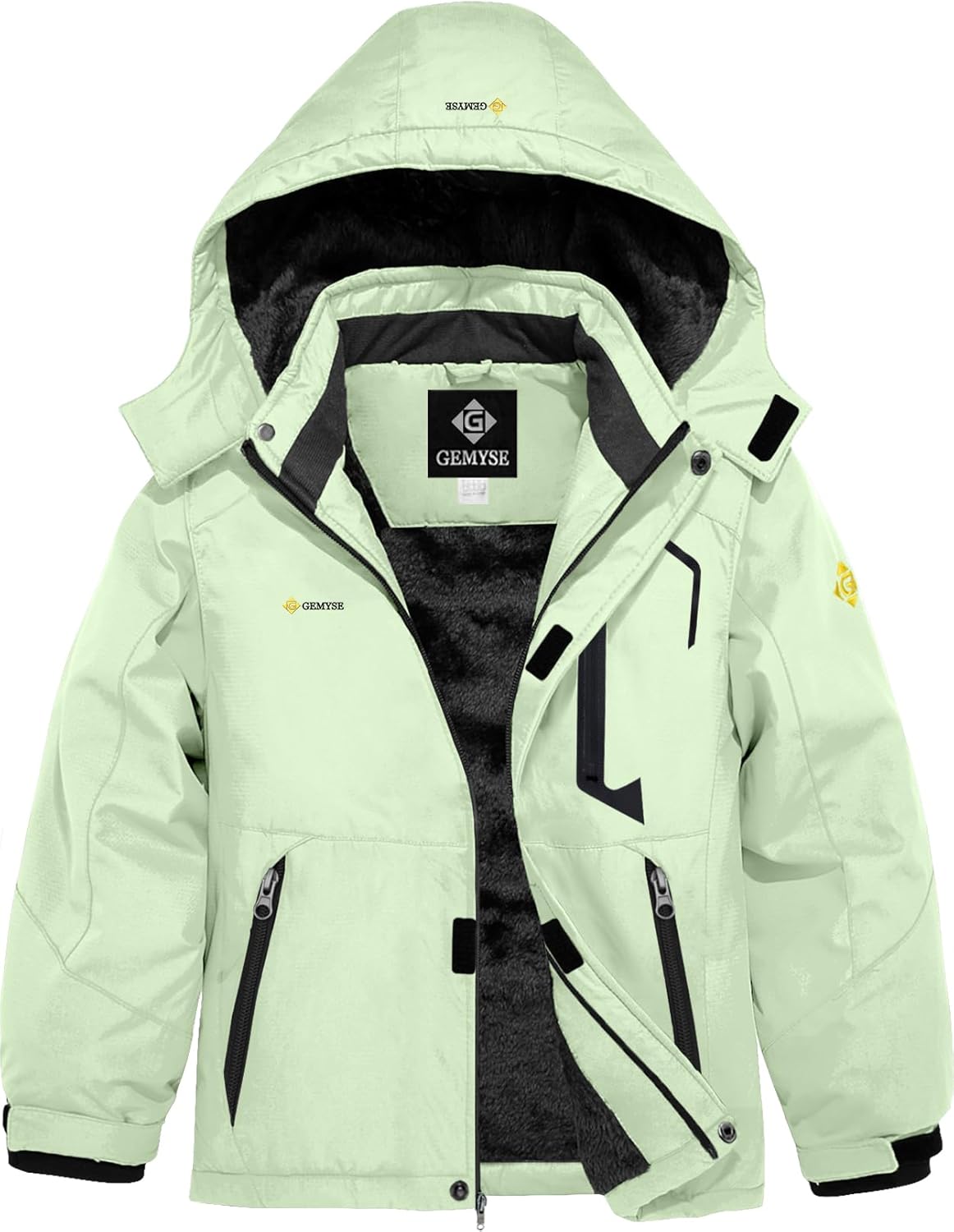 GEMYSE Boy's Winter Ski Jacket - Waterproof & Windproof