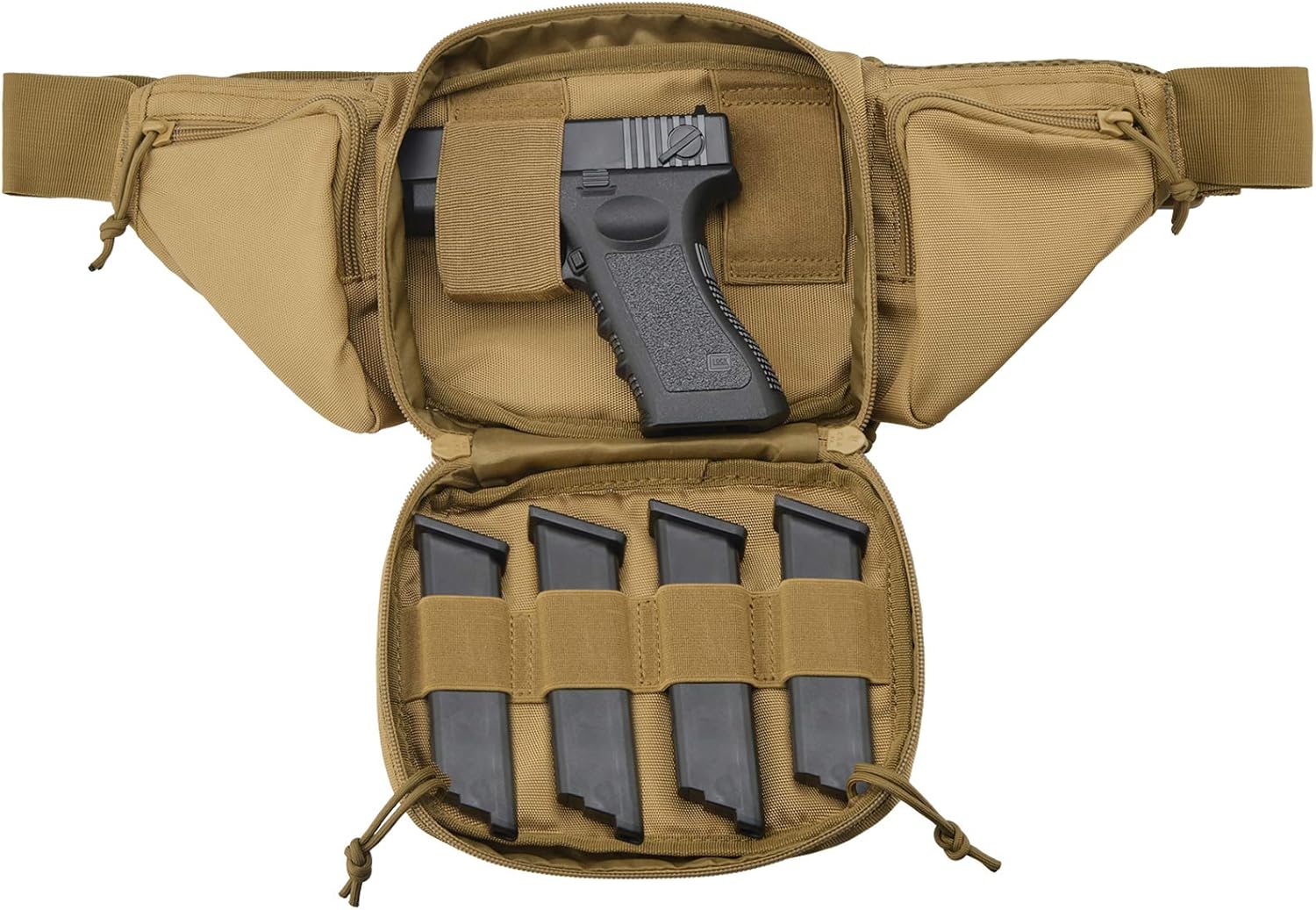 Tactical Fanny Pack Holster for Pistols and Accessories
