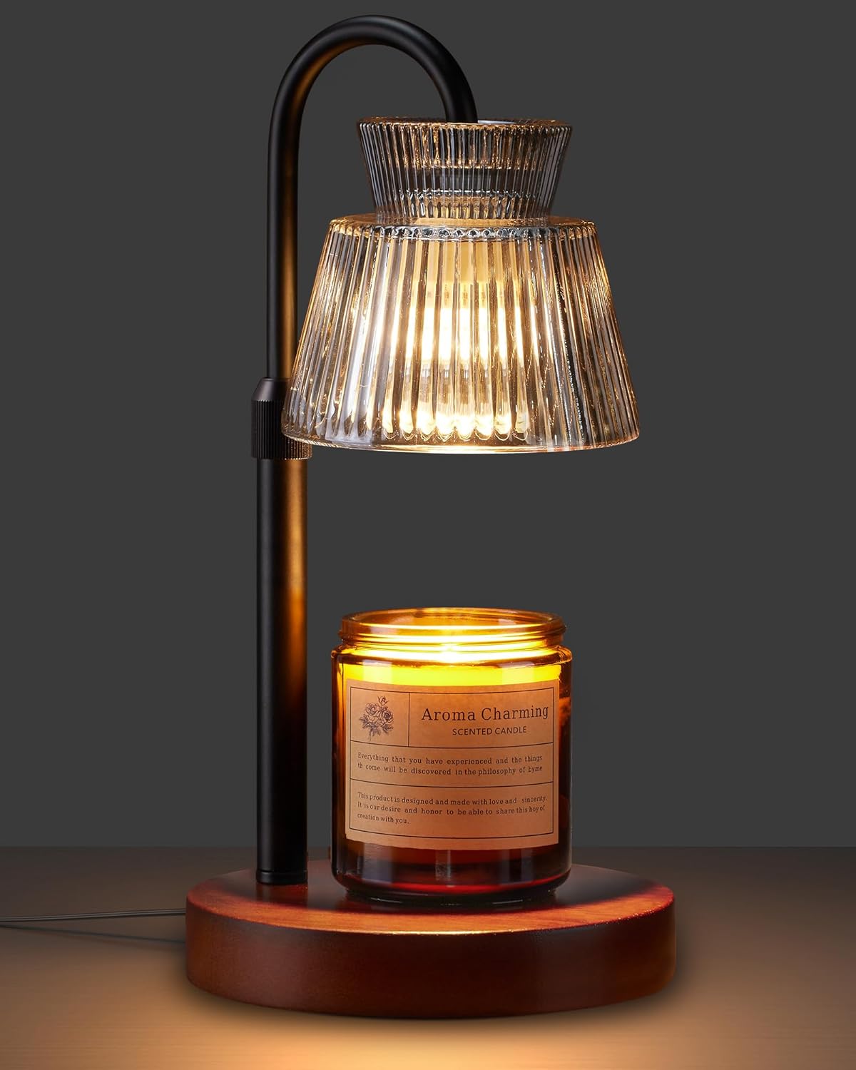 Candle Warmer Lamp with Timer & Dimmable Wax Melt for Home Decor