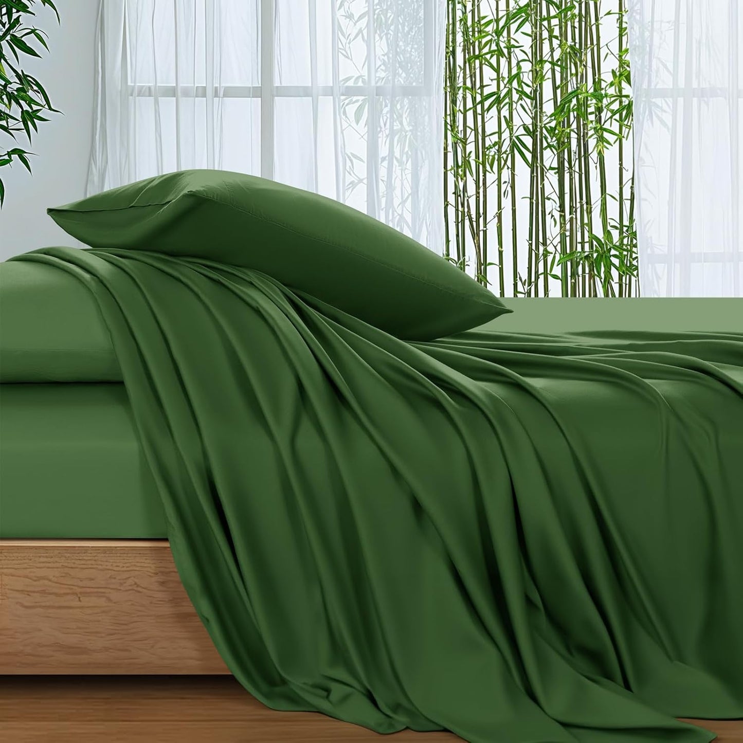 SONORO KATE Bamboo Sheets Queen Size for Ultimate Comfort