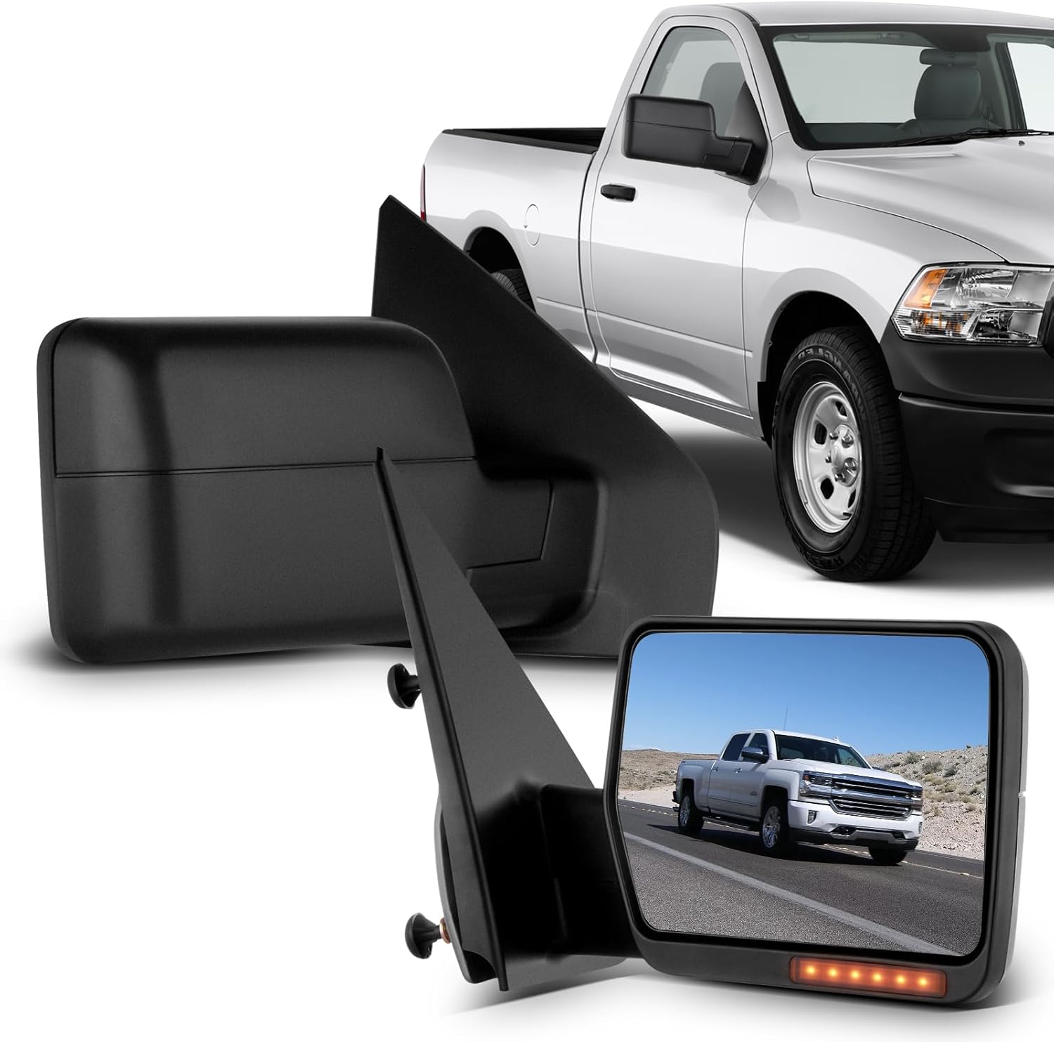 ECCPP Towing Mirrors Replacement for 2004-2006 Ford F-150