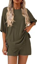 KIRUNDO 2 Piece Summer Lounge Set for Women - Comfortable