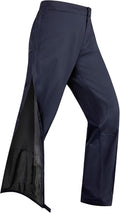 Women's Side Zipper Rain Pants - Full Zip Lightweight Over Pants