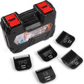 5 Pack Detachable Dog Grooming Steel Blades with Case - Durable A5