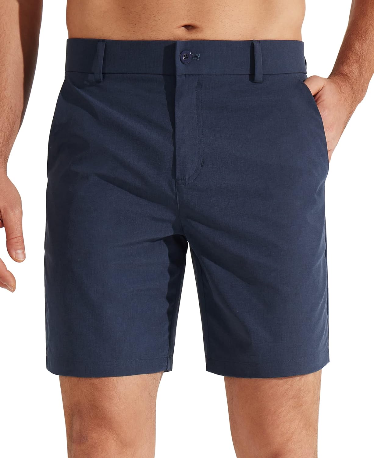 Libin Mens Golf Shorts 7in Quick Dry Lightweight Casual Wear