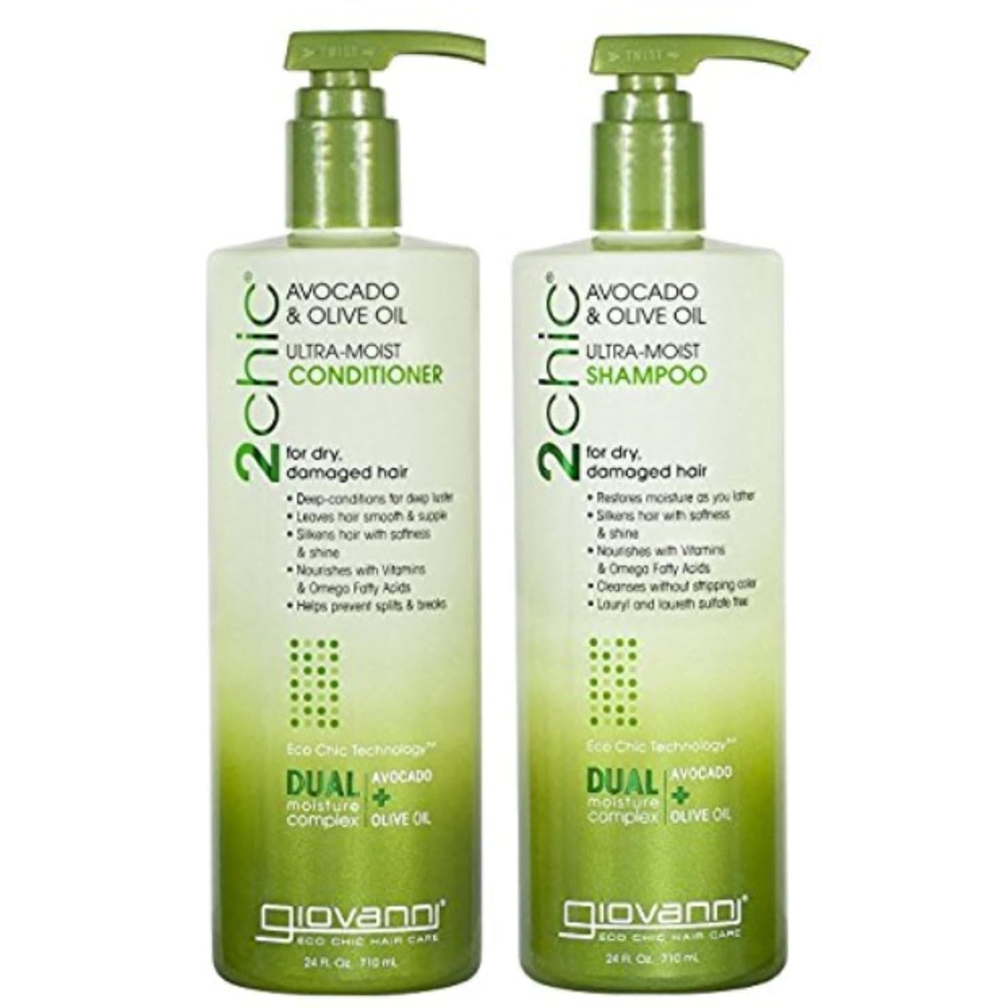 Giovanni Ultra-Moist Avocado & Olive Oil Set - Nourishes & Hydrates