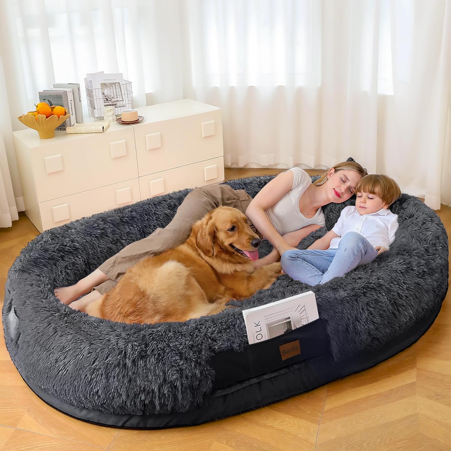 SWITTE Human Dog Bed for Adults - Spacious & Comfortable Design