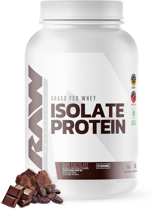 RAW Whey Isolate Protein Powder for Muscle Growth & Recovery