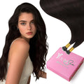 Nano Hair Extensions Dark Brown 16in 50s - Natural Volume