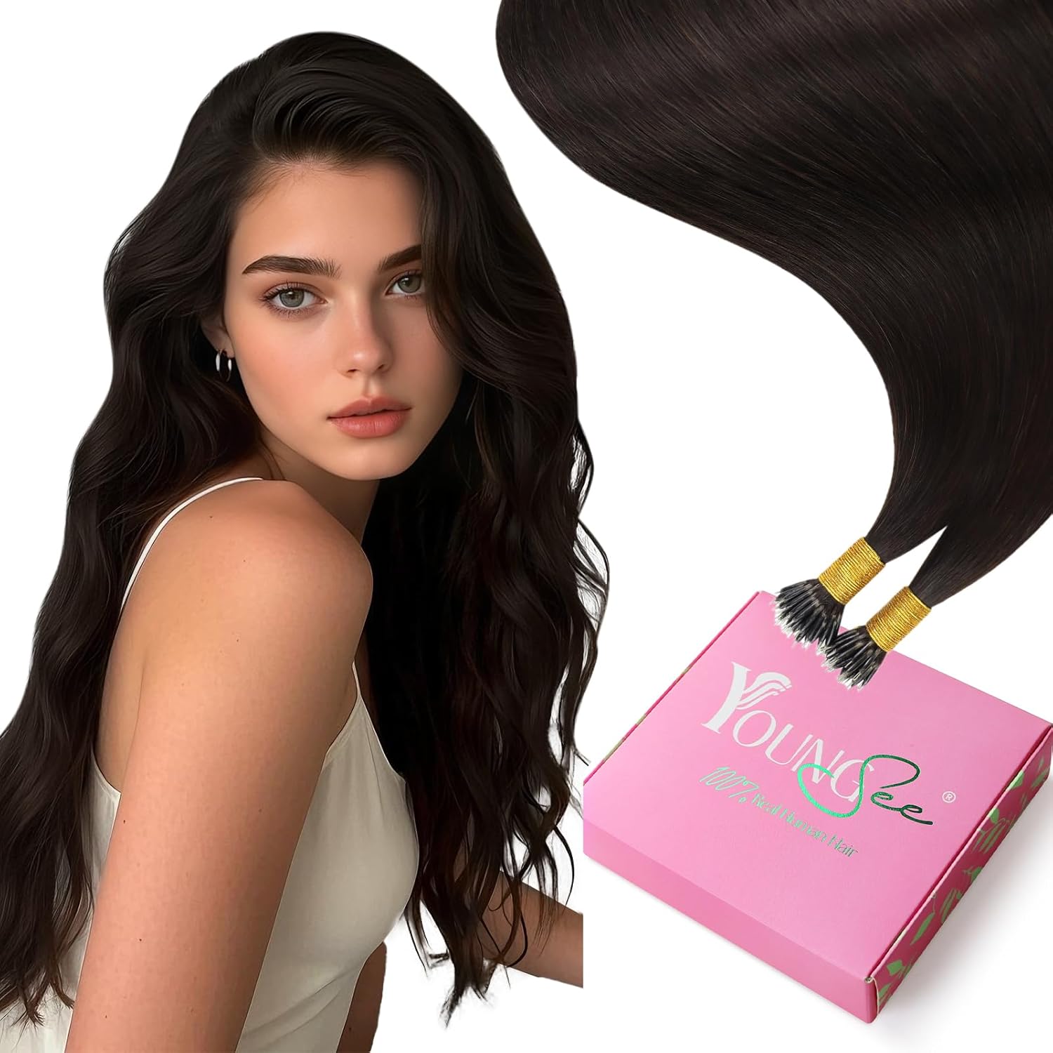 YoungSee Nano Hair Extensions for Natural Volume and Style