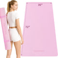 Extra Large Yoga Mat 72in x 35in - Wide TPE Exercise Mat for Home