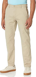 Men's Standard Tapered Chino Pants - Comfortable Garment-Dyed Fit