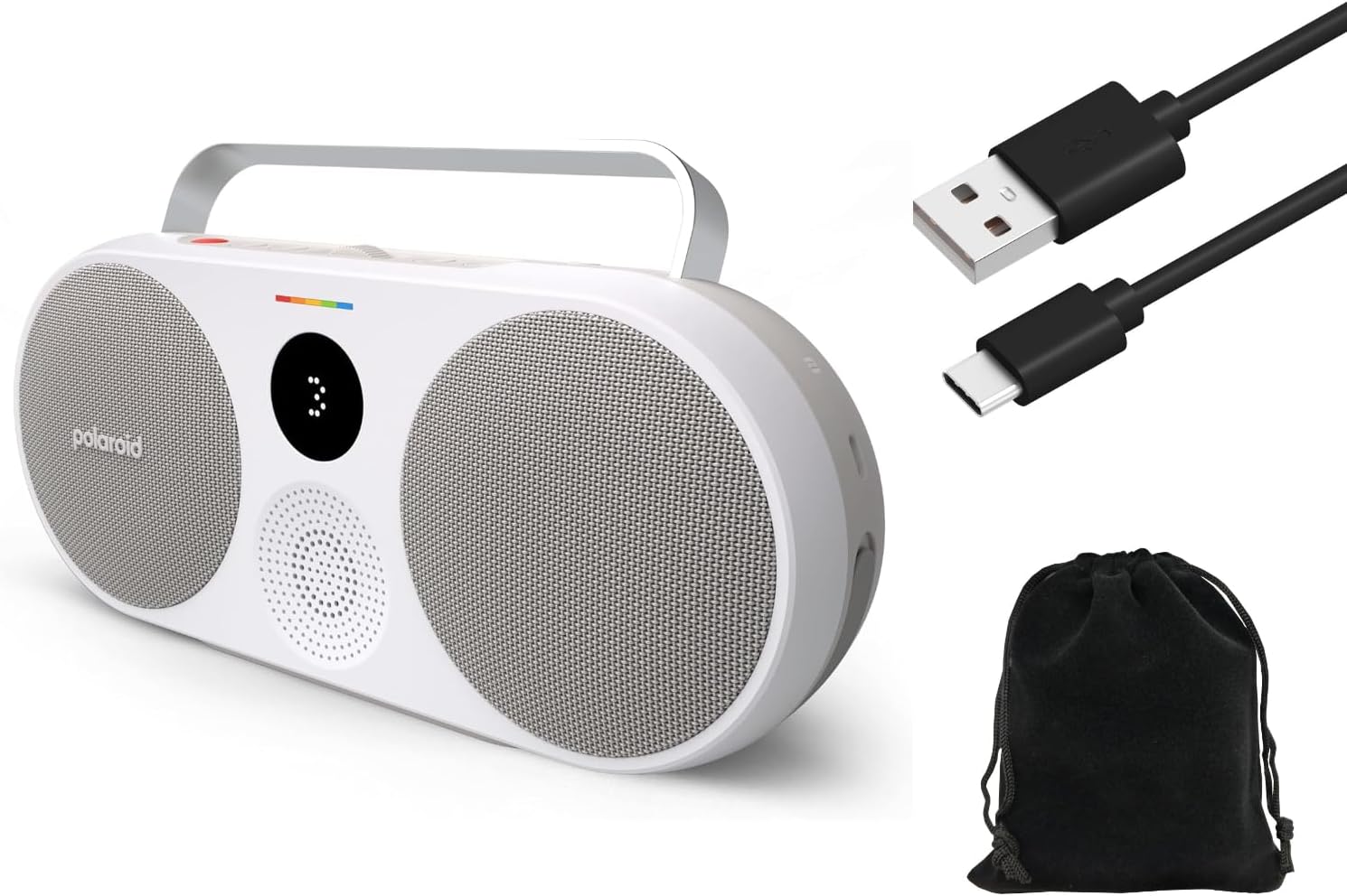Polaroid P3 Music Player: Powerful Retro Portable Bluetooth Speaker