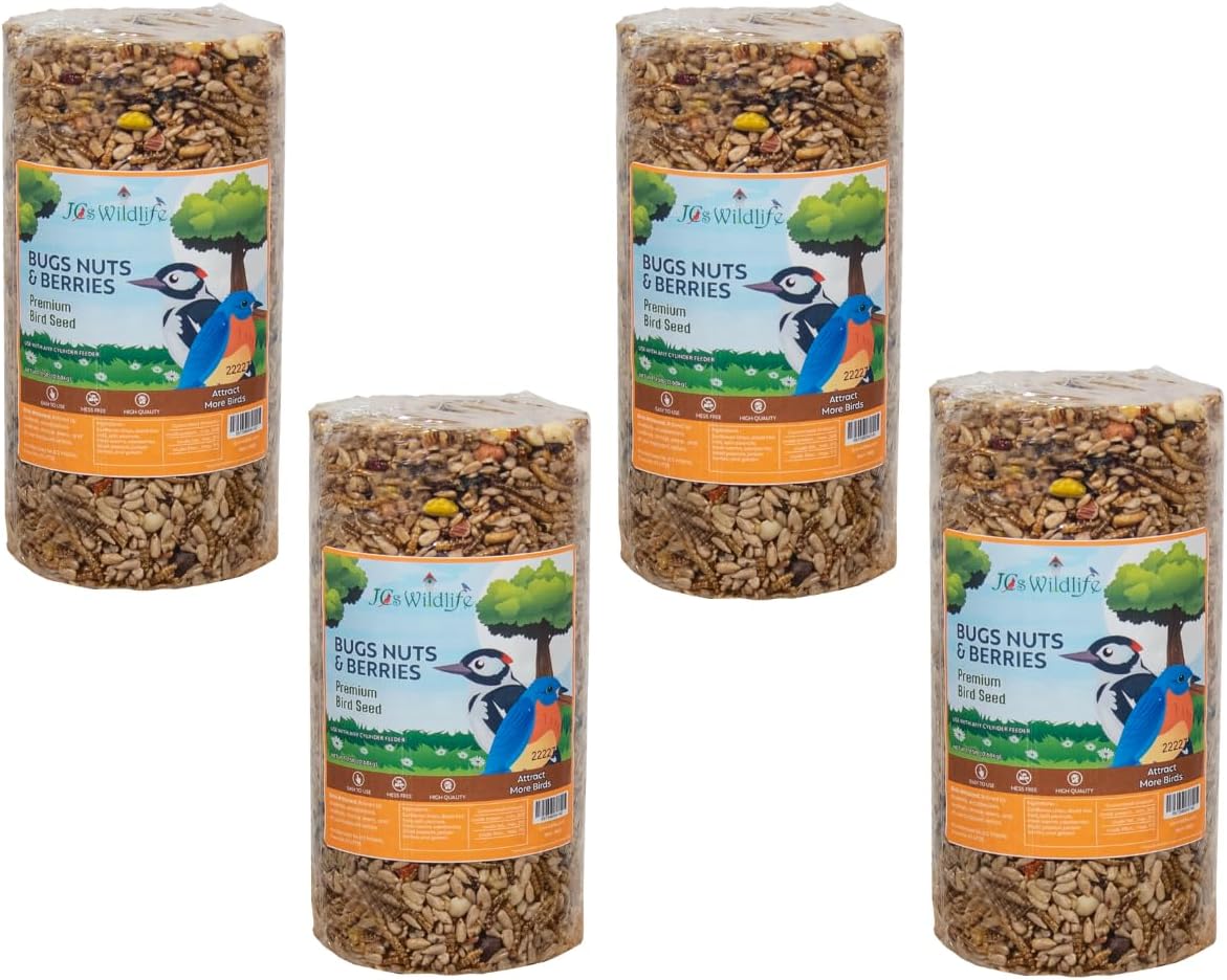 Bugs, Nuts and Berries Premium Bird Seed for Attracting Birds
