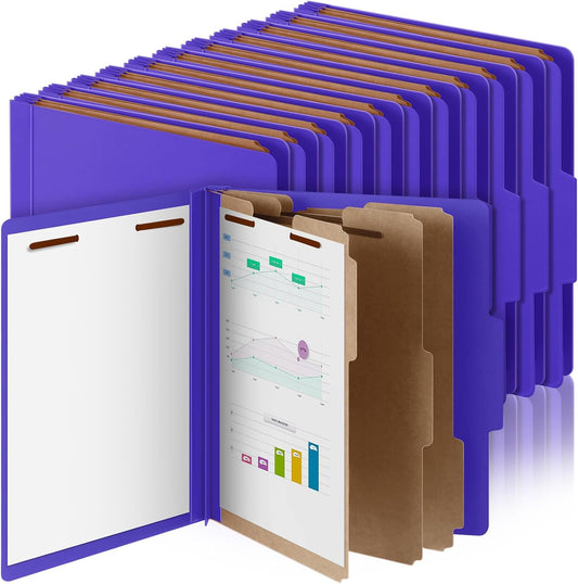 24 Pcs Classification Folders for Efficient Document Organization