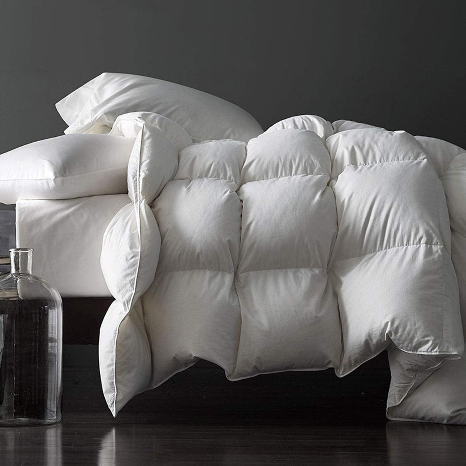 Royoliving Premium Feathers Down Duvet Insert for Twin Size
