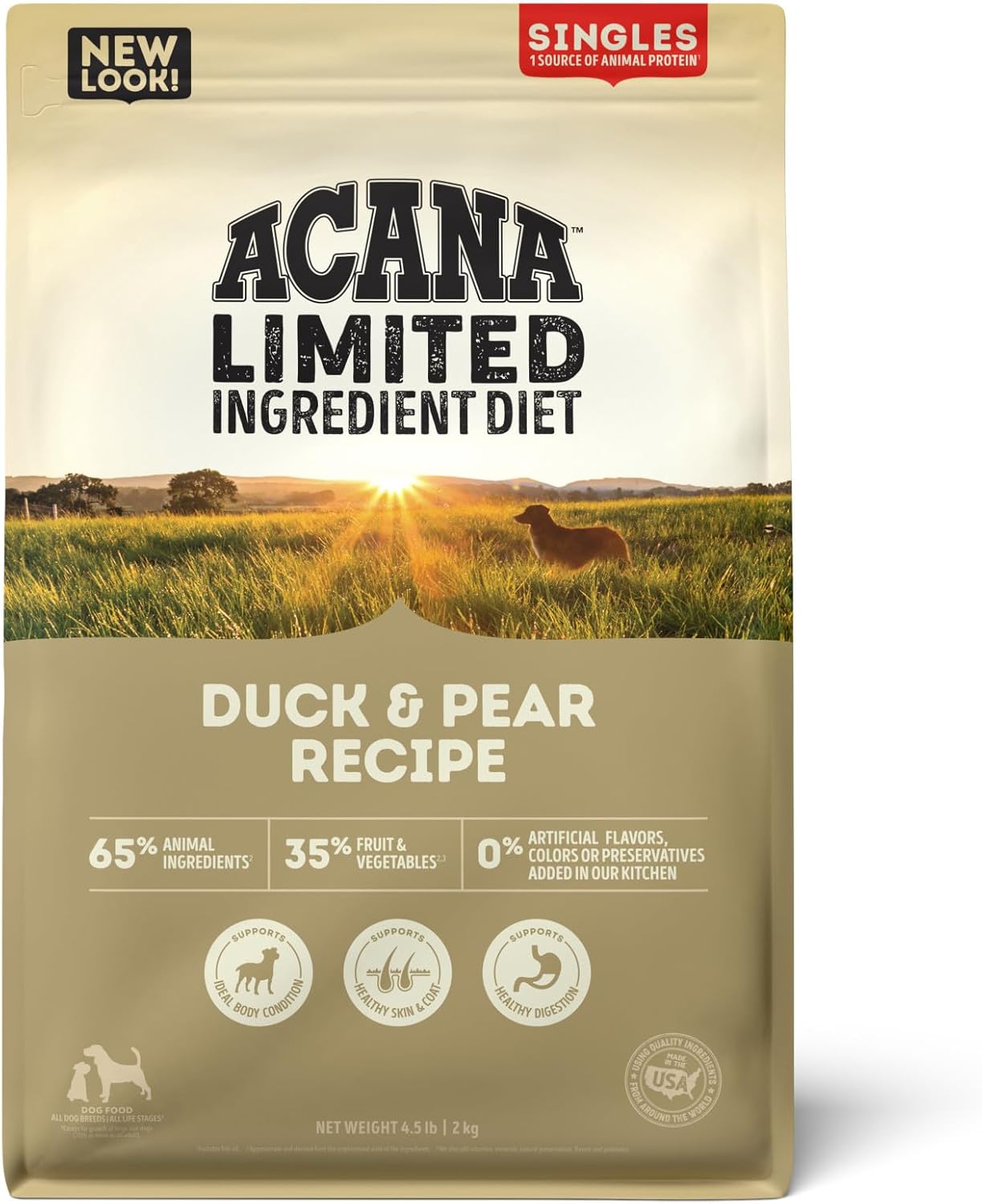 ACANA Singles Limited Ingredient Duck & Pear Dry Dog Food Review