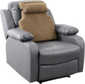 HOMBYS Sherpa Fleece Lumbar Support Pillow for Recliner Comfort